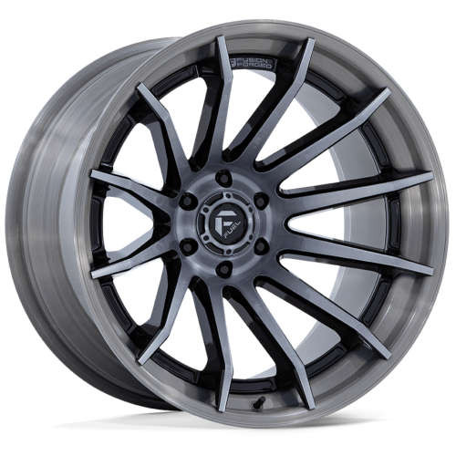 Fuel Offroad Wheels Burn FC403 Gloss Black With Gray Tint 24x12 -44mm Offset 5x127 (5x5) | Fits Jeep Wrangler 07-Present and Jeep Gladiator
