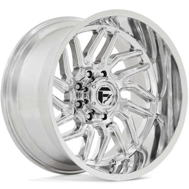 Fuel Offroad Wheels Hurricane D809 Polished Milled 20x9 20mm Offset 5x127 (5x5) | Fits Jeep Wrangler 07-Up and Jeep Gladiator