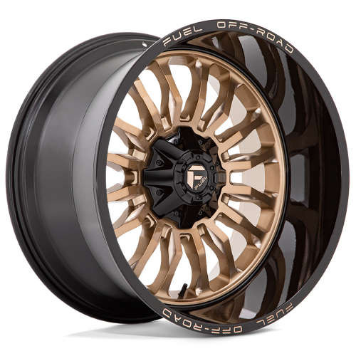 Fuel Offroad Wheels ARC D797 Platinum Bronze W/ Black Lip 20x9 1mm Offset 8x180