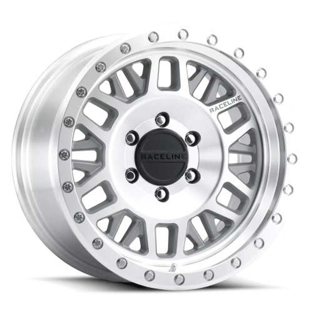 Raceline Wheels Ryno 951MC Machined CC 17x9 -12mm Offset 5x127 (5x5) | Fits Jeep Wrangler 07-Up and Jeep Gladiator