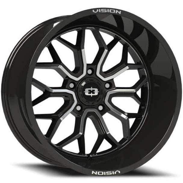 Vision Wheels Riot 402 Gloss Black Machined Face 18x9 12mm Offset 5x127 (5x5) | Fits Jeep Wrangler 07-Up and Jeep Gladiator Vision Wheels Riot 402 Gloss Black Machined Face 18x9 12mm Offset 5x127 (5x5) | Fits Jeep Wrangler 07-Up and Jeep Gladiator