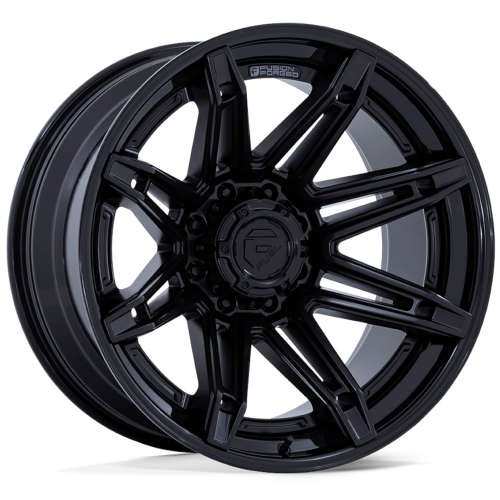 Fuel Offroad Wheels Brawl FC401 Matte Black With Gloss Black Lip 22x12 -44mm Offset 6x135