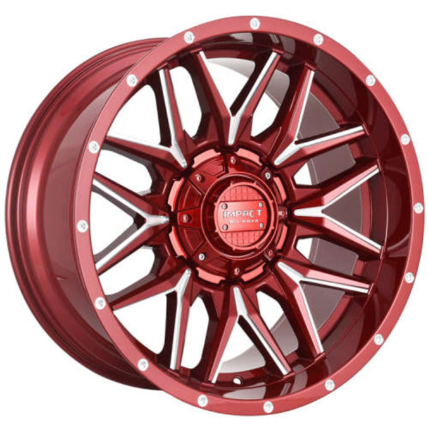 Impact Offroad Wheels 819 Candy Red Milled 20x10 -12mm Offset 6x135,6x139.7 (6x5.5) Impact Offroad Wheels 819 Candy Red Milled 20x10 -12mm Offset 6x135,6x139.7 (6x5.5)
