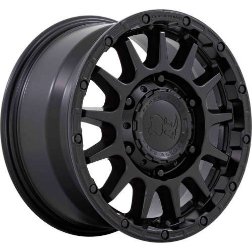 Black Rhino Wheels Sequoia Matte Black 16x8 38mm Offset 5x160