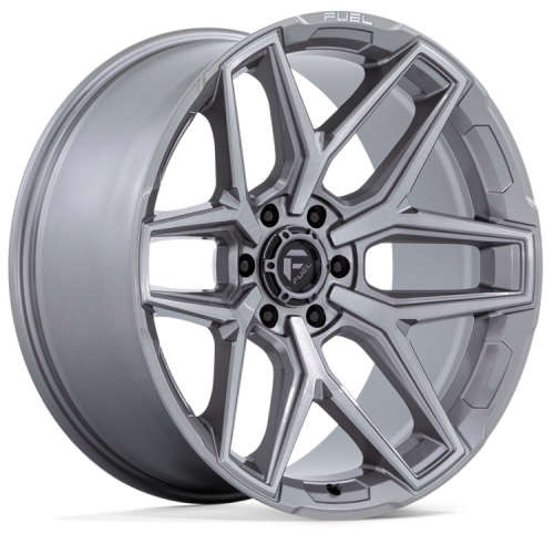 Fuel Offroad Wheels Flux FC854 Platinum 18x9 30mm Offset 6x139.7 (6x5.5)