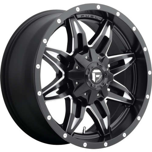 Fuel Offroad Wheels Lethal D567 Matte Black Milled 20x9 20mm Offset 8x180