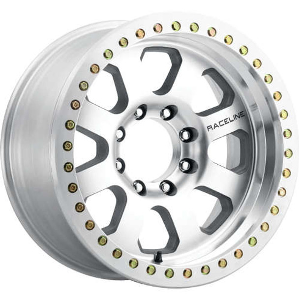 Raceline Wheels Avenger RT260M Machined 17x9 -12mm Offset 5x127 (5x5) | Fits Jeep Wrangler 07-Up and Jeep Gladiator