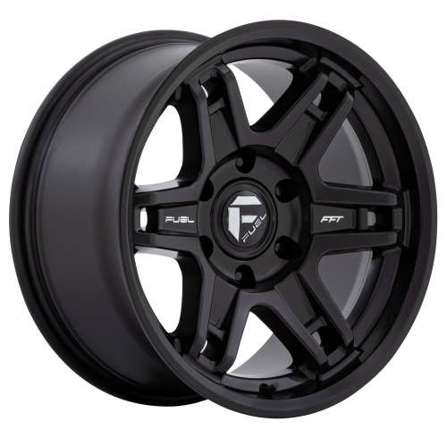 Fuel Offroad Wheels Slayer D836 Matte Black 17x8.5 1mm Offset 5x127 (5x5) | Fits Jeep Wrangler 07-Up and Jeep Gladiator