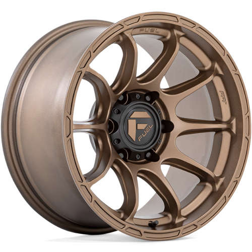 Fuel Offroad Wheels Variant D792 Matte Bronze 17x9 1mm Offset 5x127 (5x5) | Fits Jeep Wrangler 07-Up and Jeep Gladiator