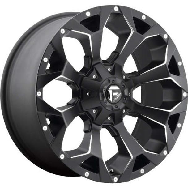 Fuel Offroad Wheels Assault D546 Matte Black Milled 20x9 20mm Offset 8x170