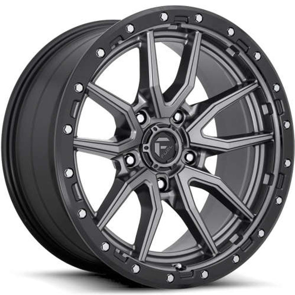 Fuel Offroad Wheels Rebel D680 Anthracite Center w/ Black Lip 17x9 1mm Offset 5x127 (5x5) | Fits Jeep Wrangler 07-Up and Jeep Gladiator Fuel Offroad Wheels Rebel D680 Anthracite Center w/ Black Lip 17x9 1mm Offset 5x127 (5x5) | Fits Jeep Wrangler 07-Up and Jeep Gladiator