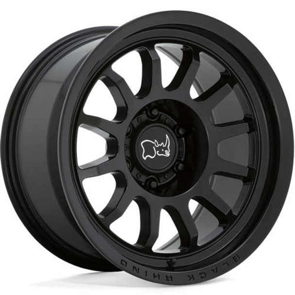 Black Rhino Wheels Rapid Matte Black 17x8.5 0mm Offset 6x139.7 (6x5.5)