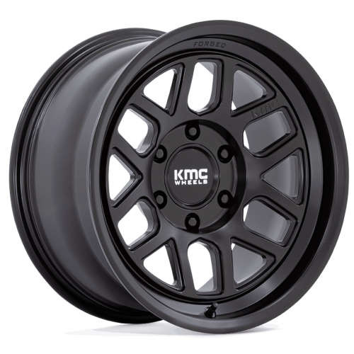 KMC Wheels Mesa Forged Monoblock KM446 Satin Black 17x8.5 0mm Offset 6x135