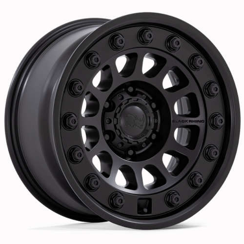 Black Rhino Wheels Outback BR012 Matte Black 18x8.5 0mm Offset 5x127 (5x5) | Fits Jeep Wrangler 07-Up and Jeep Gladiator