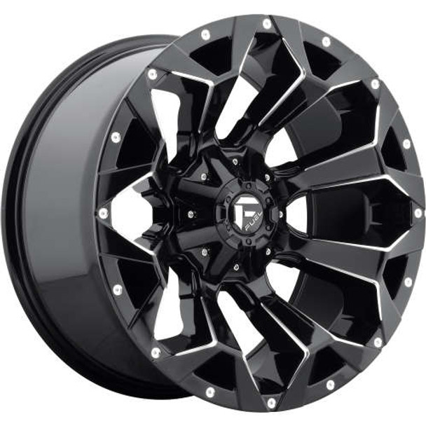 Fuel Offroad Wheels Assault D576 Gloss Black Milled 18x9 -13mm Offset 6x135,6x139.7 (6x5.5)