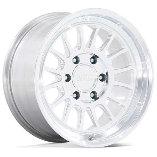 KMC Wheels Impact Forged Monoblock KM447 Raw Machined 17x8.5 0mm Offset 6x135