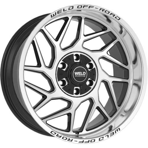 WELD Offroad Wheels W118 Gloss Black Machined 20x12 -44mm Offset 5x127 (5x5),5x139.7 (5x5.5) | Fits Jeep Wrangler 07-Up and Jeep Gladiator