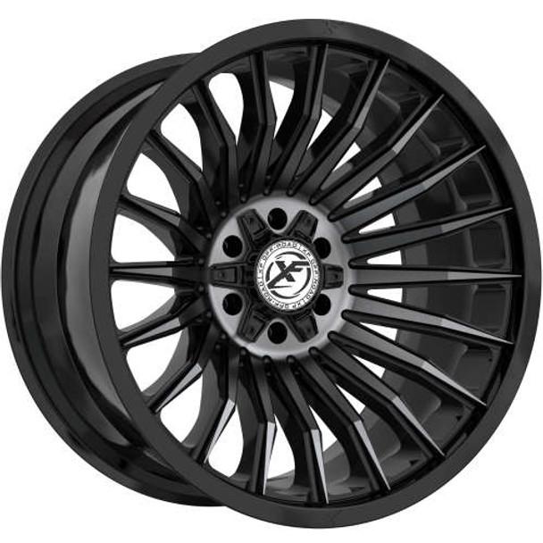 XF Offroad Wheels XF-231 Gloss Black Machined Titanium Double Dark Tint 17x9 0mm Offset 5x127 (5x5),5x139.7 (5x5.5) | Fits Jeep Wrangler 07-Up and Jeep Gladiator XF Offroad Wheels XF-231 Gloss Black Machined Titanium Double Dark Tint 17x9 0mm Offset 5x127 (5x5),5x139.7 (5x5.5) | Fits Jeep Wrangler 07-Up and Jeep Gladiator