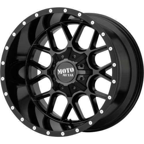 Moto Metal Wheels Siege MO986 Gloss Black 22x10 -18mm Offset 6x135,6x139.7 (6x5.5)