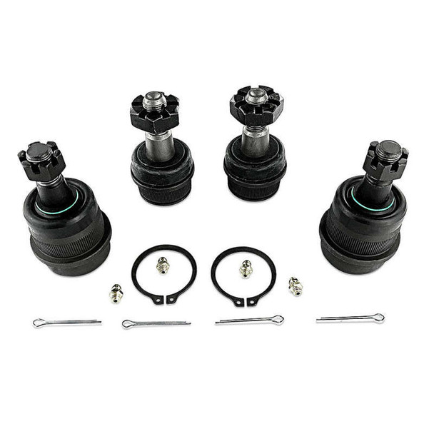 Apex Chassis Extreme Duty Ball Joint Kit (2 Upper & 2 Lower) | 87-95 Jeep Wrangler YJ/97-06 Wrangler TJ/90-01 Cherokee/90-92 Comanche/93-98 Grand Cherokee/1990 Wagoneer/1993 Grand Wagoneer KIT103 Apex Chassis Extreme Duty Ball Joint Kit (2 Upper & 2 Lower) | 87-95 Jeep Wrangler YJ/97-06 Wrangler TJ/90-01 Cherokee/90-92 Comanche/93-98 Grand Cherokee/1990 Wagoneer/1993 Grand Wagoneer KIT103