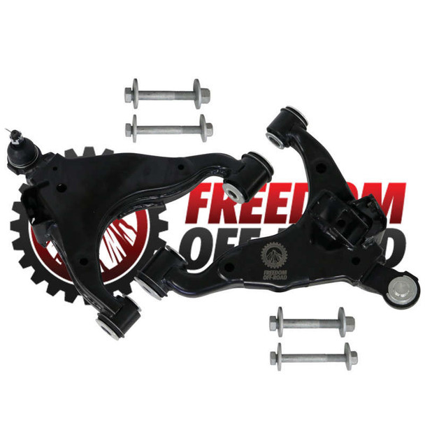 Freedom Offroad Front Lower Control Arms Non KDSS (03-09 Lexus GX470/Toyota 4Runner/07-10 FJ Cruiser) FO-T700FL