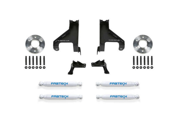 Fabtech Auxiliary Shock Kit Front Performance Shocks & Rear Performance Shocks | 15-21 Mercedes Sprinter 2500 4WD K9005 Fabtech Auxiliary Shock Kit Front Performance Shocks & Rear Performance Shocks | 15-21 Mercedes Sprinter 2500 4WD K9005