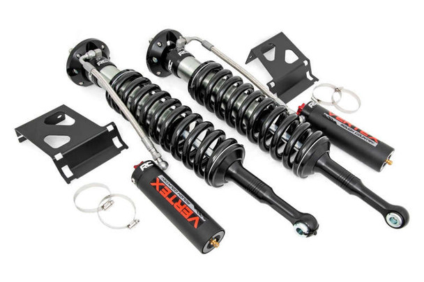 Rough Country Vertex 2.5 Adjustable Front Shocks | 6" Lift (05-23 Toyota Tacoma | 2WD/4WD) 689014