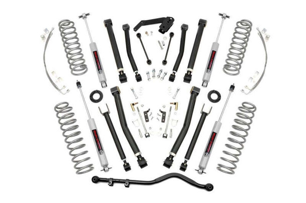 Rough Country 4" Lift Kit | X-Series | N3 Shocks (07-18 Jeep Wrangler JK | 2WD/4WD | Unlimited) 67430