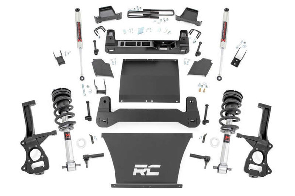 Rough Country 6" Lift Kit | M1 Struts | M1 Shocks (19-25 Chevrolet Silverado 1500 | 4WD | 4.3L/5.3L/6.2L) 21740