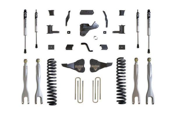 MaxTrac 8" Lift Kit With 4-Links/Vulcan Shocks (17-22 Ford F-250/F-350 Super Duty SRW/Dually | 4WD | Diesel) K943385VL
