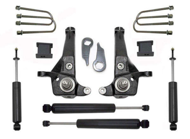 MaxTrac 5" Front/3" Rear Lift Kit w/ Torsion Keys & MaxTrac Shocks (01-09 Ford Ranger 2WD) K883053C