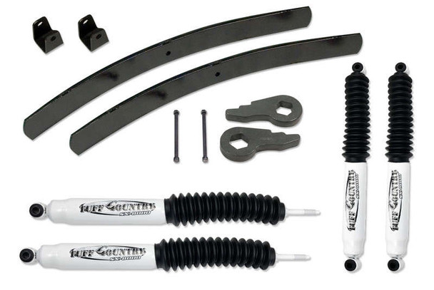 Tuff Country 2" Lift Kit w/Rear Add-A-Leafs & SX8000 Shocks (01-10 Chevy Silverado/GMC Sierra 2500HD | RWD/4WD) 12924KN