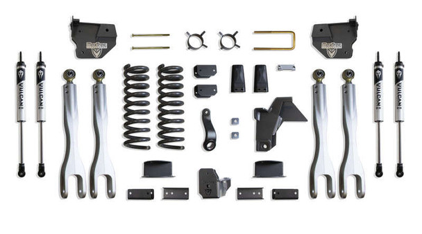 MaxTrac 6" Lift Kit With 4-Links/Vulcan Shocks | Factory Rear Air Ride (19-24 Ram 2500 | 4WD | Diesel) K947463VLA