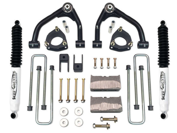Tuff Country 4" Uni-Lift Kit w/SX8000 Shocks | For 1-piece OE Cast Upper Control Arms (14-18 Chevy Silverado/GMC Sierra 1500 | 4WD) 14069KN