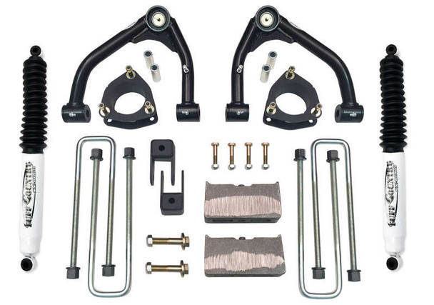 Tuff Country 4" Lift Kit w/SX8000 Shocks (14-18 Chevy Silverado/GMC Sierra 1500 | RWD) 14157KN