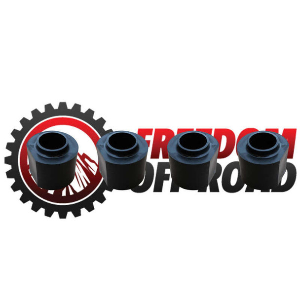 Freedom Offroad 2" Coil Spring Lift Spacers | Set of 4 (97-06 Jeep Wrangler TJ/84-01 Cherokee/93-98 Grand Cherokee) FO-J30220(2)