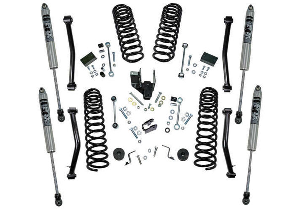 Superlift Dual Rate Coil 4" Lift Kit w/Fox Shocks (18-25 Jeep Wrangler JL Unlimited | 4 Door) K184F