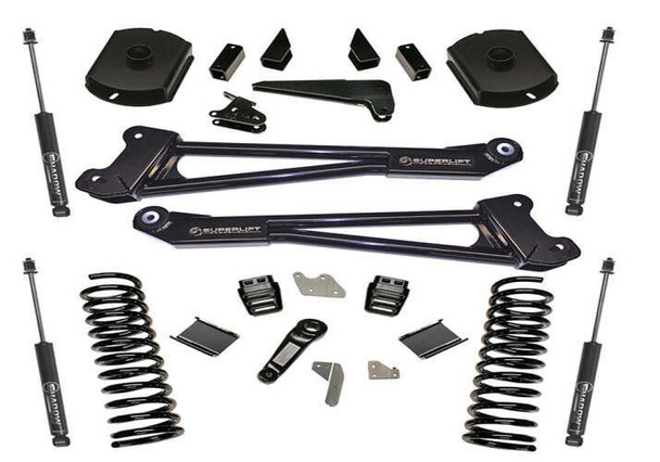 SUPERLIFT 4" Lift Kit - 14-18 Ram 2500 4WD - Diesel - Replacement Radius Arms w/ SL Shocks K125