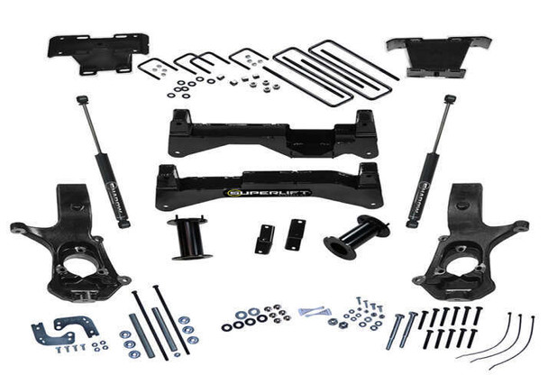 SUPERLIFT 8" Lift Kit w/ Superide Rear Shocks - Cast Steel Control Arms - 07-16 Silverado/Sierra 1500 2WD K894