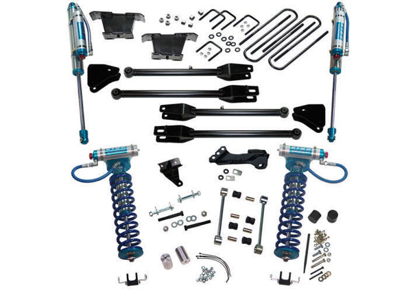 SUPERLIFT 4" Lift Kit - 08-10 F-250/F-350 4WD - Diesel - w/ 4-Link Conversion & King Coilovers/Shocks K233KG