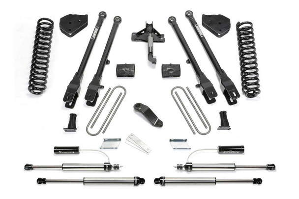 Fabtech 6" 4 Link System W/ Dirt Logic 2.25 Resi Shocks & Rear Dirt Logic Shocks | 17-21 F-250/F-350 4WD K2296DL Fabtech 6" 4 Link System W/ Dirt Logic 2.25 Resi Shocks & Rear Dirt Logic Shocks | 17-21 F-250/F-350 4WD K2296DL