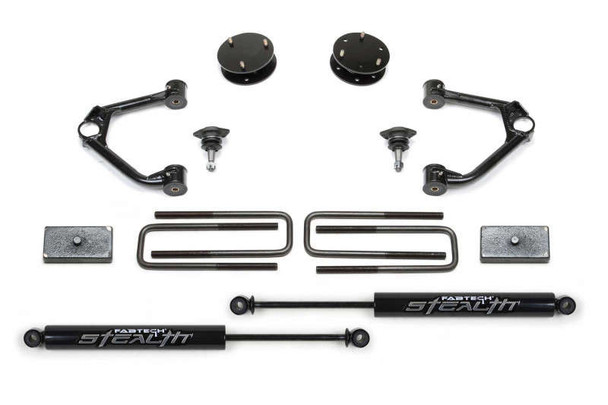 Fabtech 3" Ball Joint UCA Lift Kit w/ Rear Stealth Shocks (19-24 Chevrolet/GMC 1500) K1126M Fabtech 3" Ball Joint UCA Lift Kit w/ Rear Stealth Shocks (19-24 Chevrolet/GMC 1500) K1126M