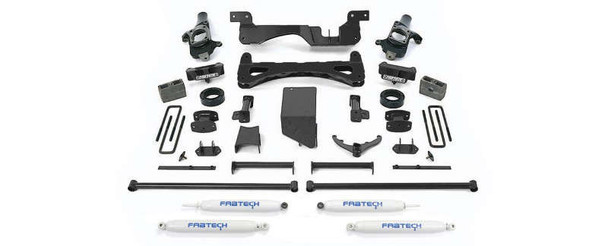 Fabtech 6" Performance System w/ Performance Shocks | 01-10 Chevrolet/GMC 2500HD/ 07-10 3500HD K1014 Fabtech 6" Performance System w/ Performance Shocks | 01-10 Chevrolet/GMC 2500HD/ 07-10 3500HD K1014
