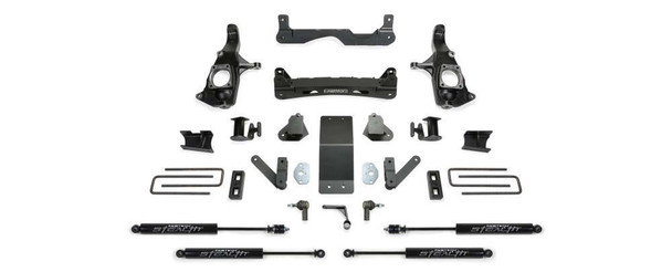 Fabtech 4" Crossmember System w/ Stealth Shocks | 11-19 Chevrolet/GMC 3500HD K1123M Fabtech 4" Crossmember System w/ Stealth Shocks | 11-19 Chevrolet/GMC 3500HD K1123M