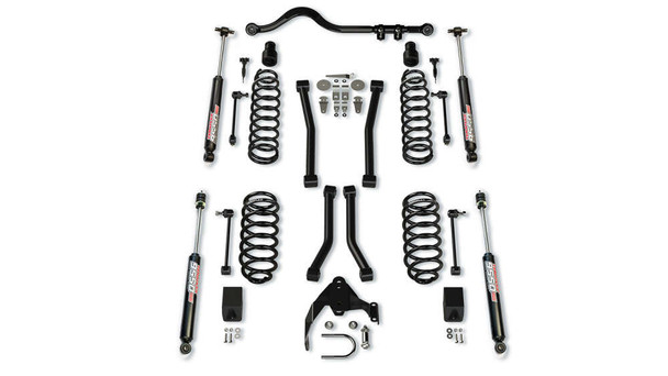 Teraflex JKU 4-Door: 3" Lift Suspension System w/ 4 Sport Flexarms, Track Bar, & 9550 VSS Shocks 1256224