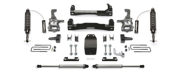 Fabtech 4" Performance System w/ Front Dirt Logic SS 2.5 Coilovers w/ Resi & Rear Dirt Logic SS Shocks | 15-20 Ford F-150 4WD K2196DL