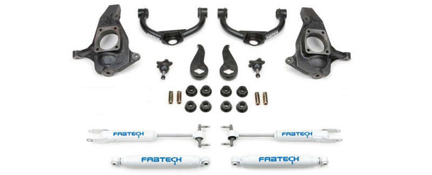 Fabtech 3.5" Ultimate System w/ Ball Joint UCA & Performance Shocks | 11-19 Chevrolet/GMC 2500HD & 3500HD K1055 Fabtech 3.5" Ultimate System w/ Ball Joint UCA & Performance Shocks | 11-19 Chevrolet/GMC 2500HD & 3500HD K1055