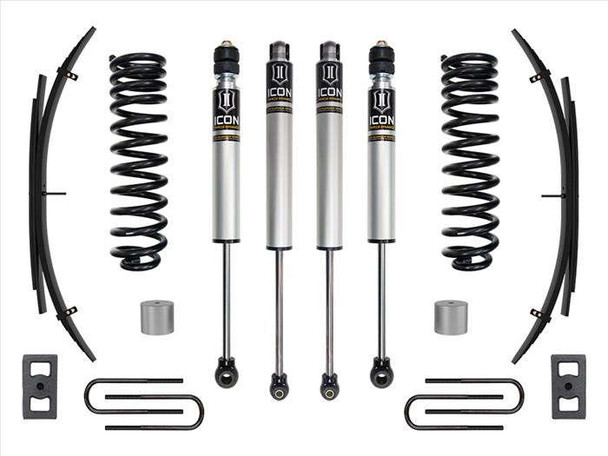 Icon 2.5" Stage 1 Suspension System w/ Expansion Pack (2023 Ford F-250/F-350 Super Duty | Gas | 4WD) K62591L
