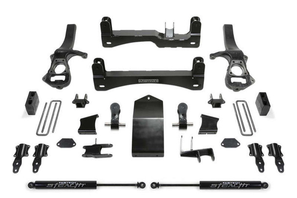 Fabtech 4" Basic System w/ Rear Stealth Shocks (19-24 Chevrolet/GMC 1500 Trail Boss/AT4 | 4WD) K1136M Fabtech 4" Basic System w/ Rear Stealth Shocks (19-24 Chevrolet/GMC 1500 Trail Boss/AT4 | 4WD) K1136M