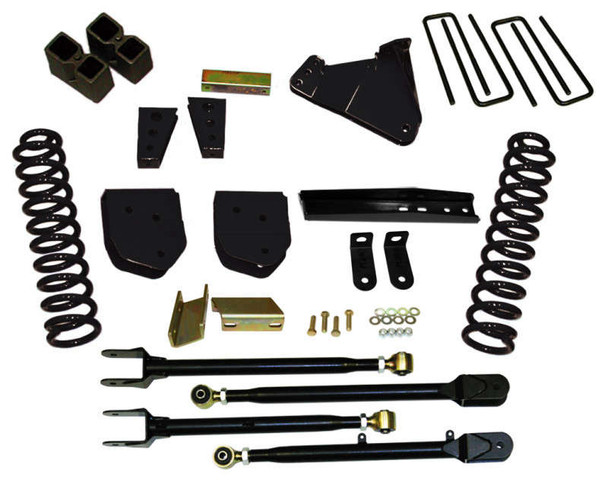 Skyjacker 4" Suspension Lift Kit System w/ Nitro Shocks (11-16 Ford F-250 Super Duty/2011 F-350 Super Duty | Diesel) F114524K-N